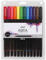 Creative company dubbelzijdige aquarel marker standaard kleuren, 12st.