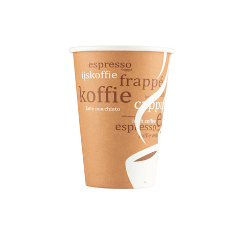 Koffiemotief koffiebeker karton (2500x 180cc)