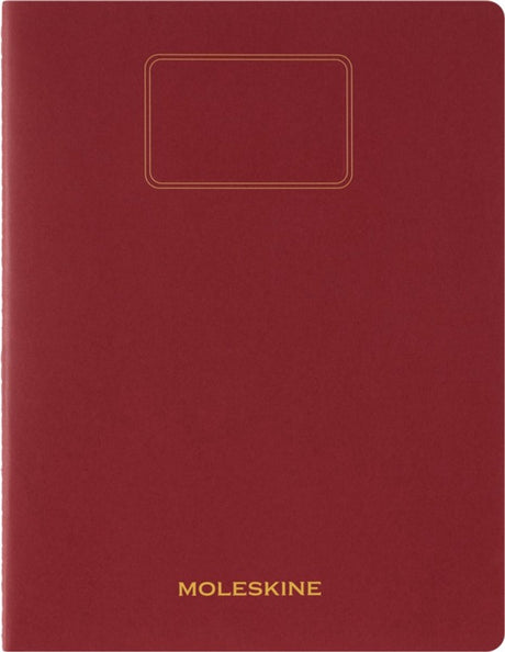Moleskine schrift student xxl - zachte kraft - gelinieerd - rood
