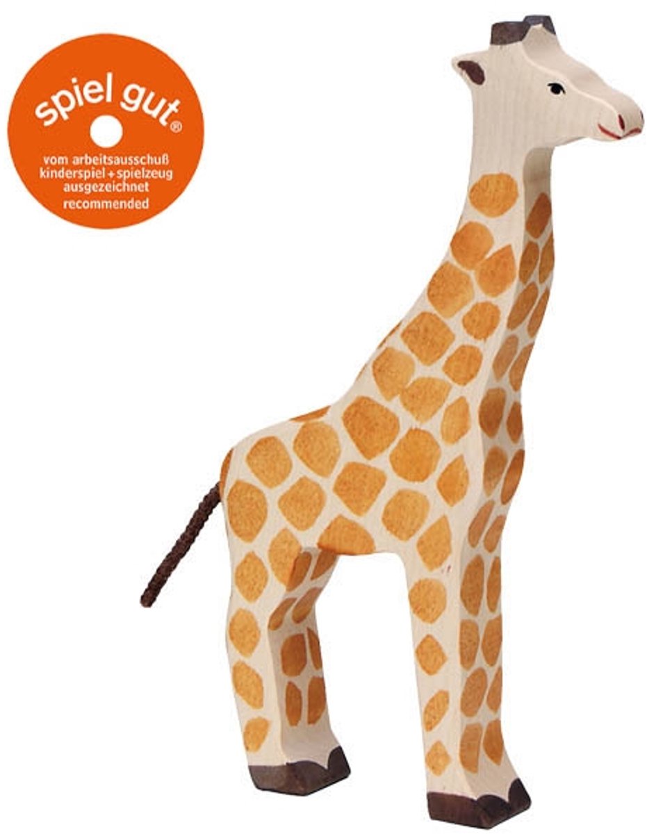 Holztiger houten giraffe