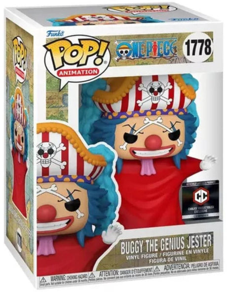 Funko one piece pop! movies vinyl figure buggy (post time-skip) exclusive 9 cm