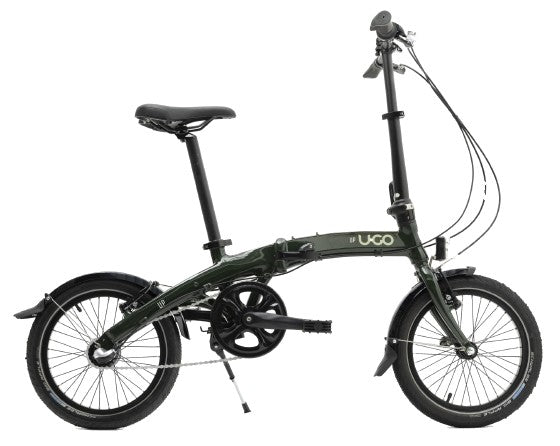 UGO Vouwfiets 20 U-Go i3 V-brake Nexus 3 speed moss green