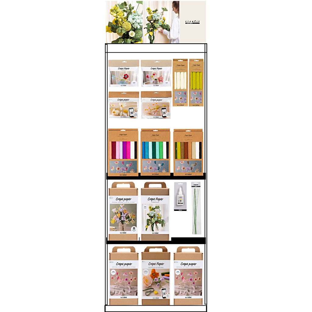 Http: www.cchobby.nl vloerdisplay-ongemonteerd-categorie-crepebloemen-volwassenen-h-1580-mm-l-600-mm-b-400-mm-121-eenh-1-stuk