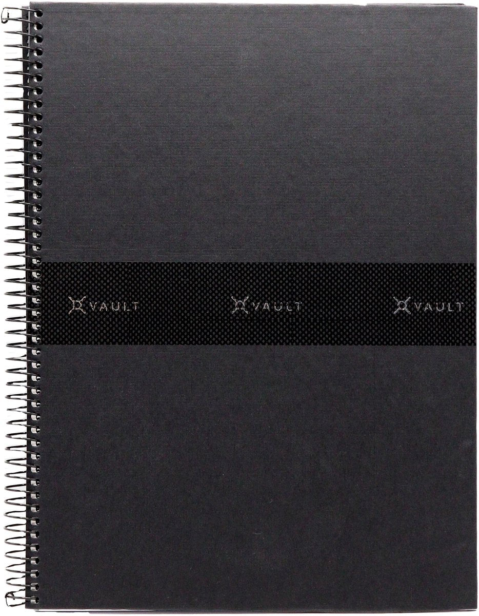 Kangaro ancor spiraalblok - vault - formaat a4 - hardcover - met lijn - 2 stuks