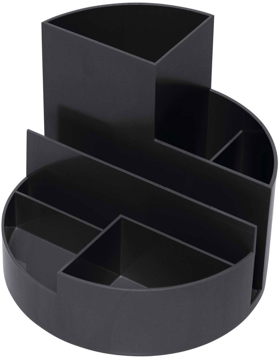 Maul pennenkoker rundbox kunststof 14 x 14 x 12.5 cm zwart