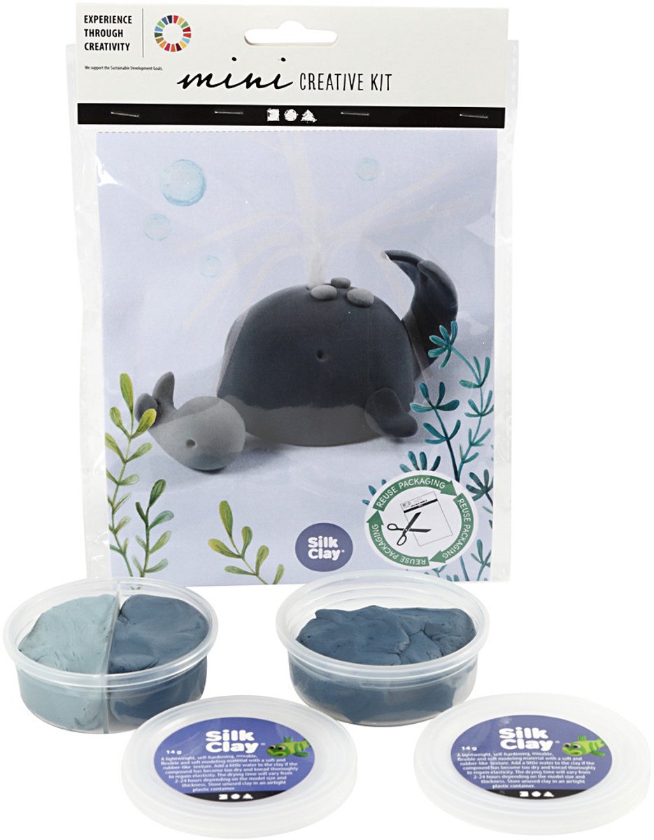 Creativ company cc mini creative kit walvis met kalf