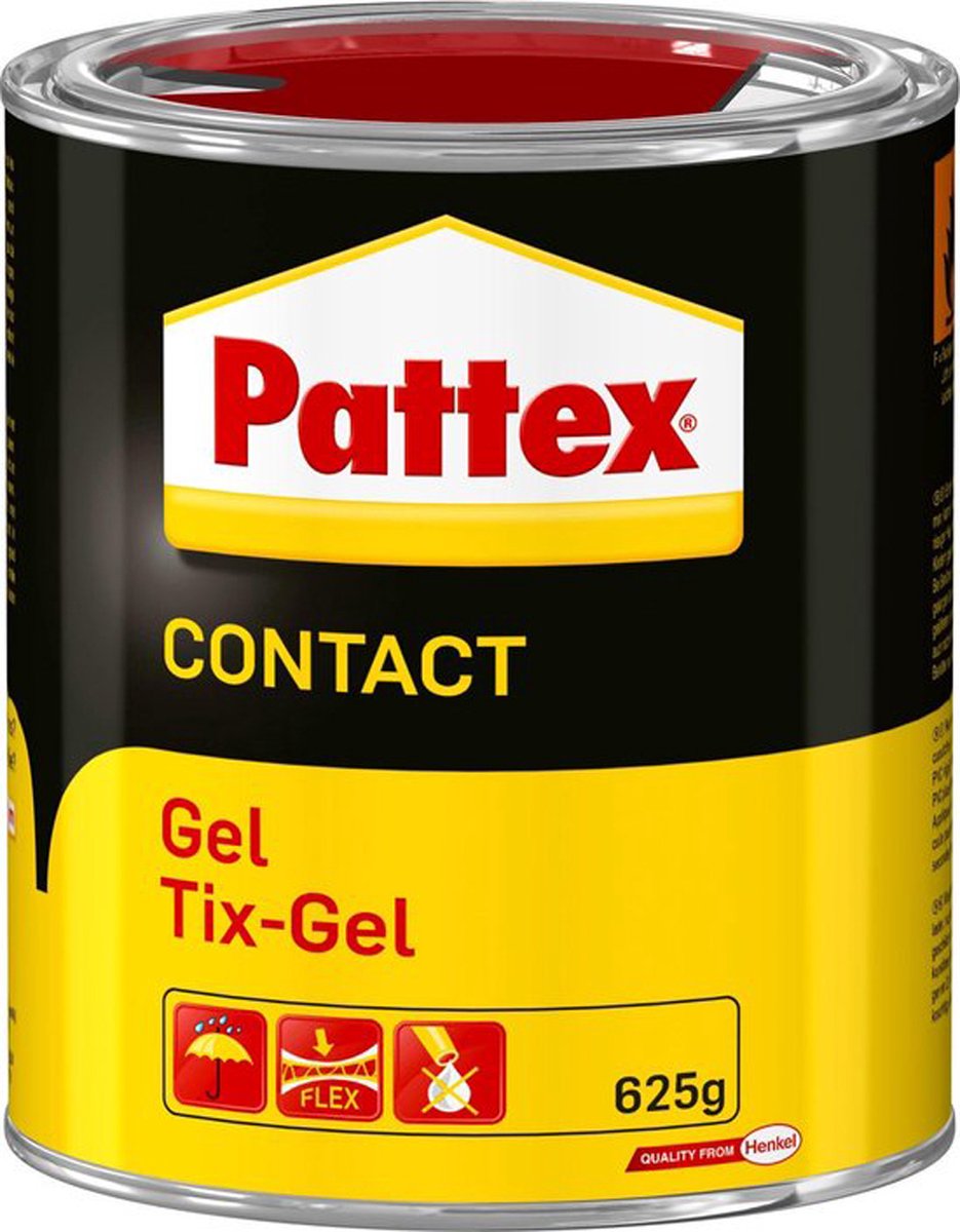 Pattex contactlijm tix - gel - 625 g