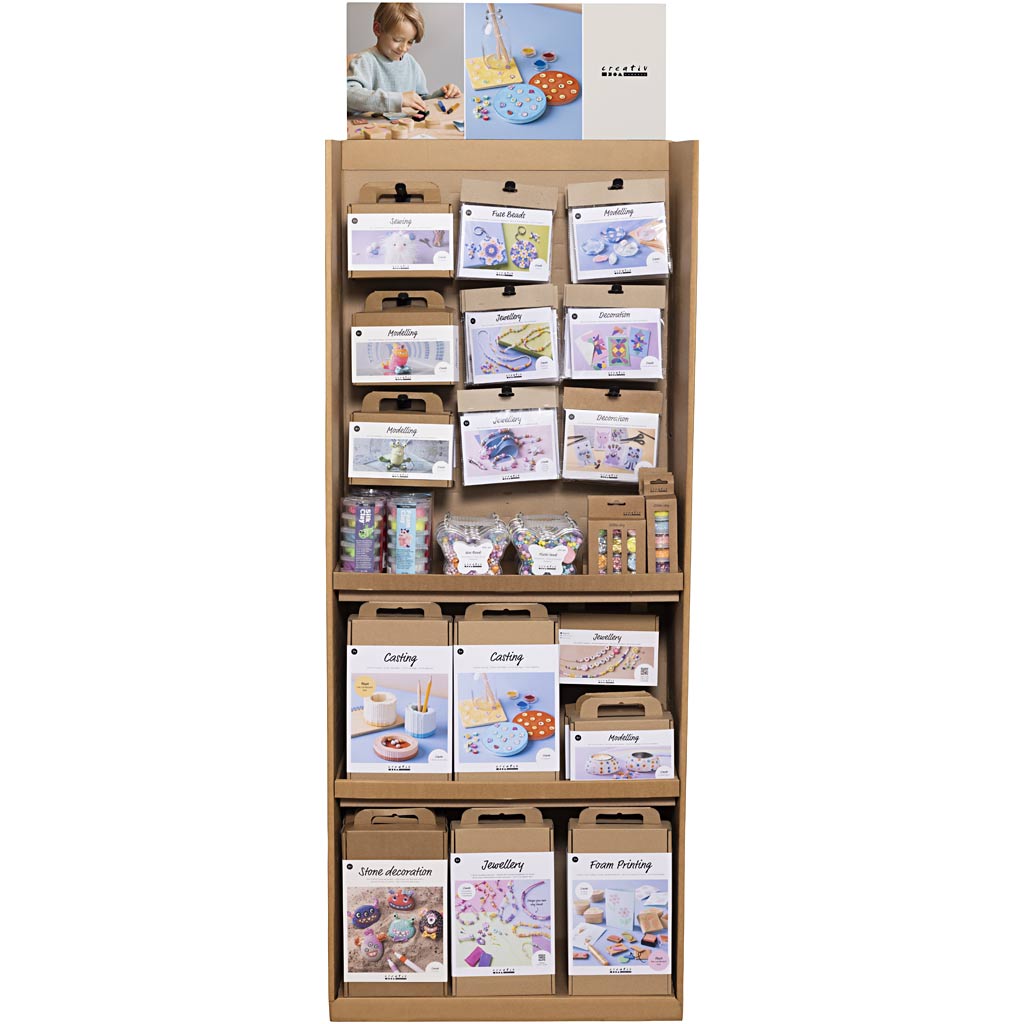 Https: www.cchobby.nl vloerdisplay-ongemonteerd-creativiteit-kinderen-h-1584-mm-d-332-mm-b-605-mm-108-eenh-1-stuk