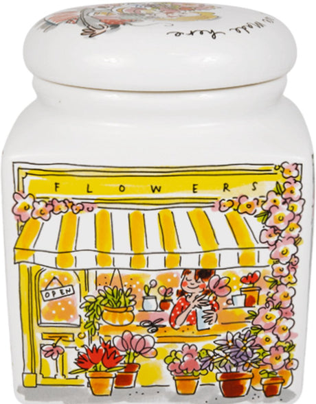 Blond amsterdam , even bijkletsen: storage jar shop 16x20 cm