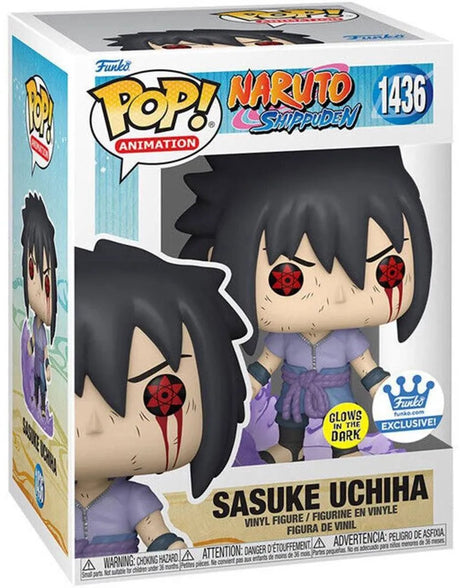 Funko pop! animation: naruto - sasuke ichiha amaterasu #1436 gitd special edition