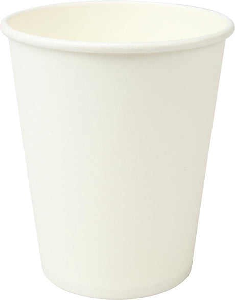 Q-connect beker uit karton | 150 ml | wit | pak van 100 stuks