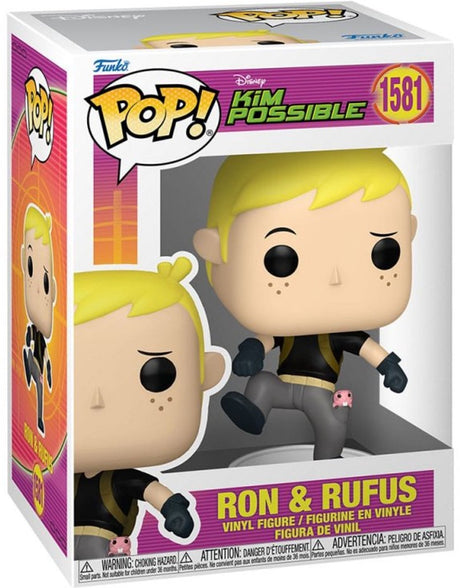 Funko pop! disney: kim possible - ron rufus #1581