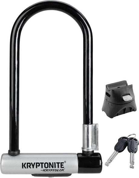 Kryptonite standard beugelslot fiets – art-2 slot – stalen beugelslot elektrische fiets – 22,9x10,2 cm – zwart