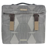 Basil dubbele fietstas elegance mik 40 - 49 liter - chateau taupe
