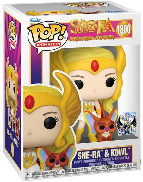 Funko masters of the universe she-ra - she-ra with kowl vinylfiguur 1800 unisex pop! - meerkleurig - standard