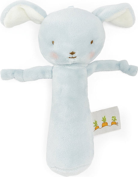 Bunnies by the bay rammelaar hond - knuffel - geborduurde details - 16 cm - blauw