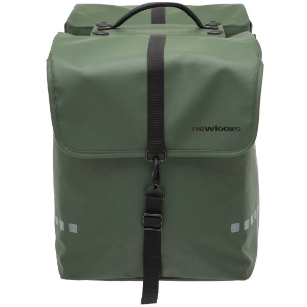 New Looxs Odense Dubbele Fietstas - Groen - 39L