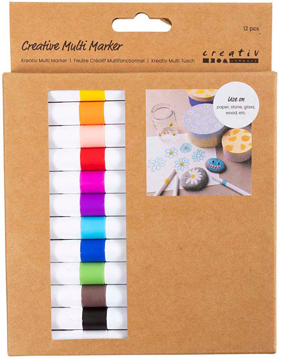 Creativ company http: www.cchobby.nl creatieve-multi-stift-lijndikte-4-mm-diverse-kleuren-12-stuk-1-doos
