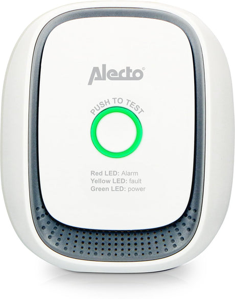 Alecto ga11 - gasmelder voor aardgas (methaan) - voldoet aan en50194 - alarm 70 db - testknop