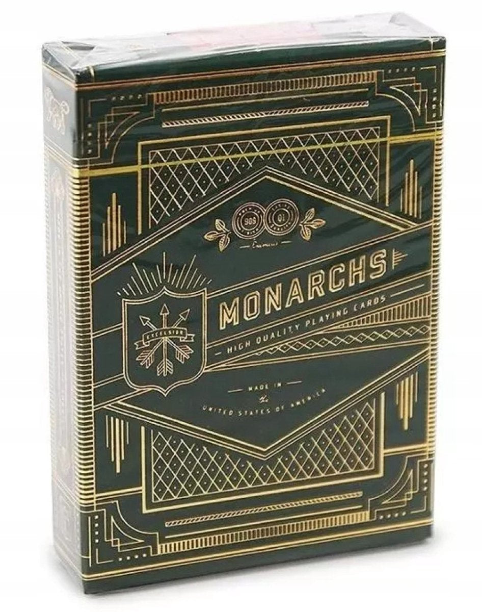 Theory11 bicycle monarchs green speelkaarten - luxe kwaliteit