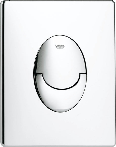 Grohe skate air bedieningspaneel toilet - verticaal - dual flush - kunststof - chroom