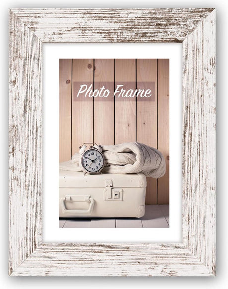 Zep houten fotolijst v21686 nelson 6 white wash 15x20cm