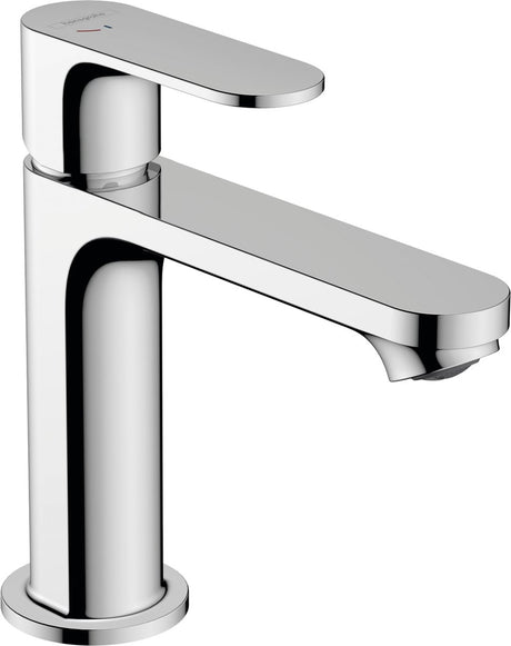 Hansgrohe rebris s - wastafelmengkraan - ééngreeps bediening - coolstart energiebesparend - zonder waste - 110mm maat - chroom