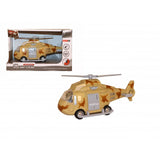 Helikopter frictie met licht en geluid