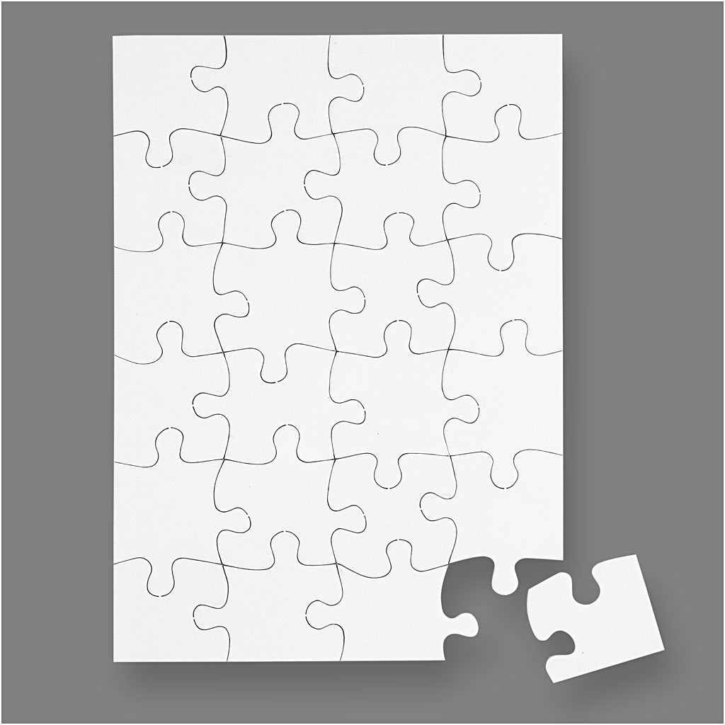 Creativ company https: www.cchobby.nl puzzel-afm-15x21-cm-wit-24-delen-16-stuk-1-doos