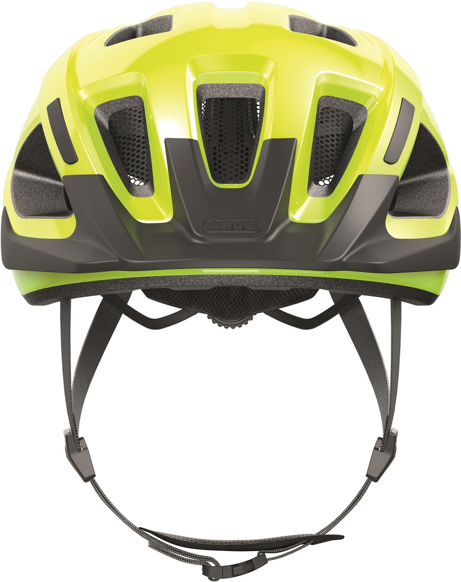Abus fietshelm aduro 3.0 signal yellow s - 51-55 cm - geel - geschikt voor gebruik op elektrische fietsen - stadsfietsen - 280 g
