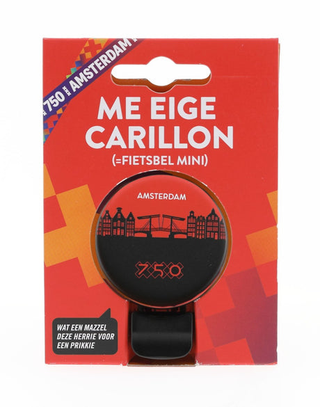 Nietverkeerd fietsbel mirage - amsterdam 750 - silhouet mokum