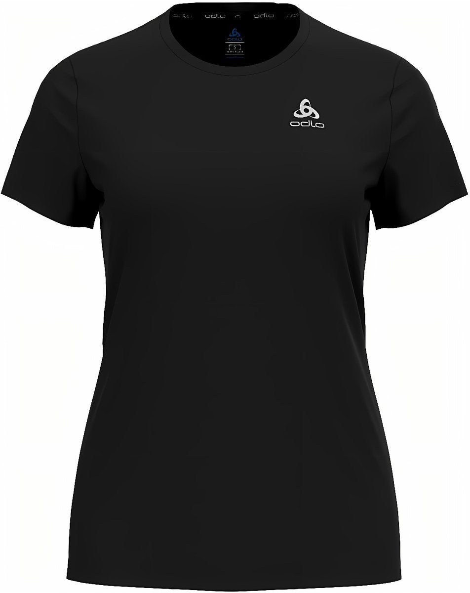 Odlo essential flyer hardloopshirt - vrouwen - zwart - s