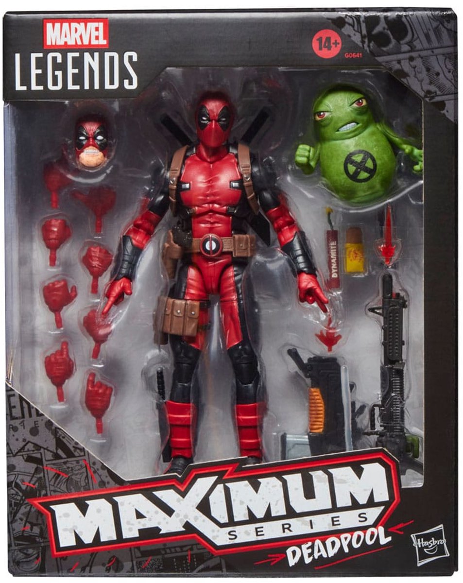 Hasbro marvel legends maximum series action figure deadpool 15 cm action figuur