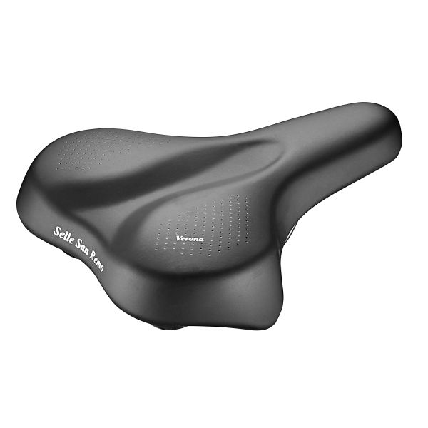 Zadel Selle San Remo Verona Vacuum Zwart (Kaart)