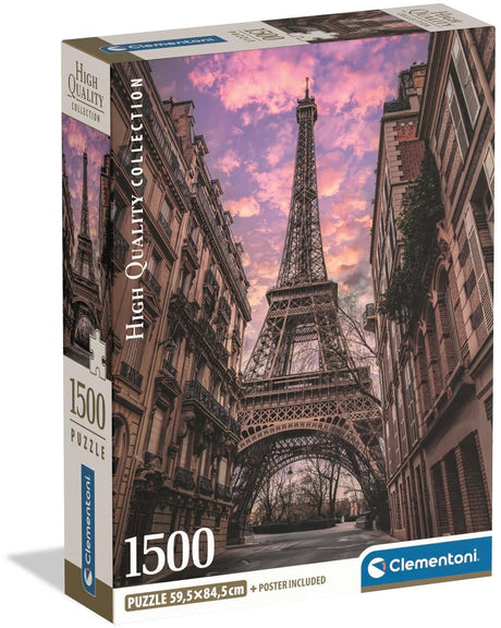 Clementoni legpuzzel parijs ontwaken 1500 stukjes volwassenen.