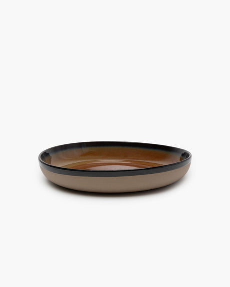 Serax - sergio herman surface - serveerschaal m - roestbruin - h 5,5cm - 32 ø