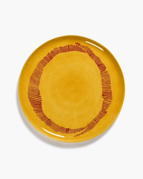 Serax - ottolenghi feast - serveerschaal - geel rood - 35 ø