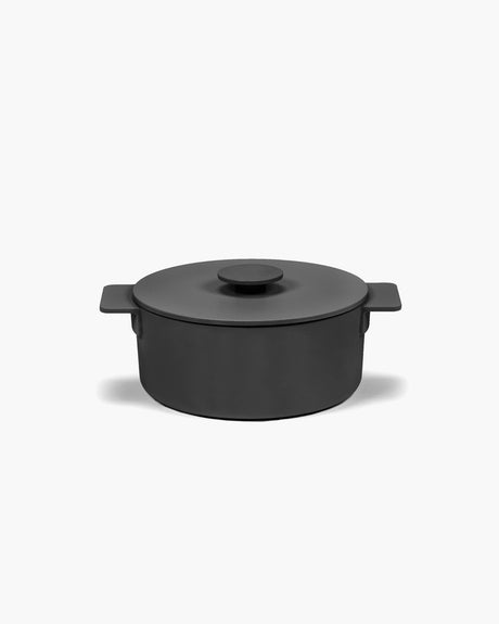 Serax - sergio herman - surface - ovenschaal s - zwart - l 26cm - 4,76kg