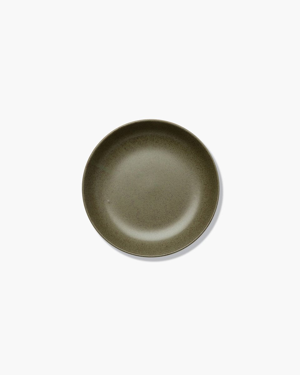Serax - sergio herman surface - diep bord m - camogroen - 19 ø - 4 stuks