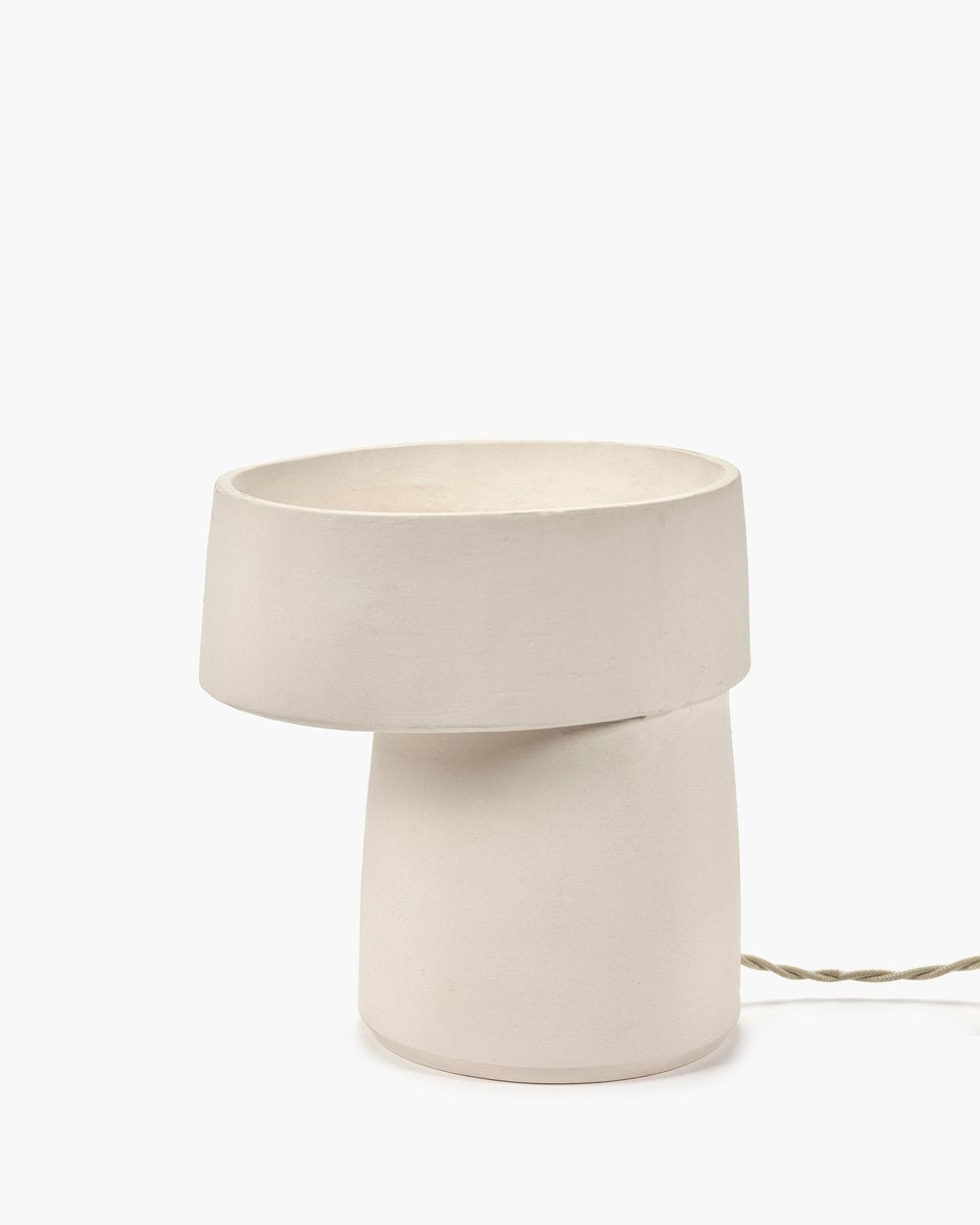 Serax - alex gabriels - romé - tafellamp - beige - h 23,5cm