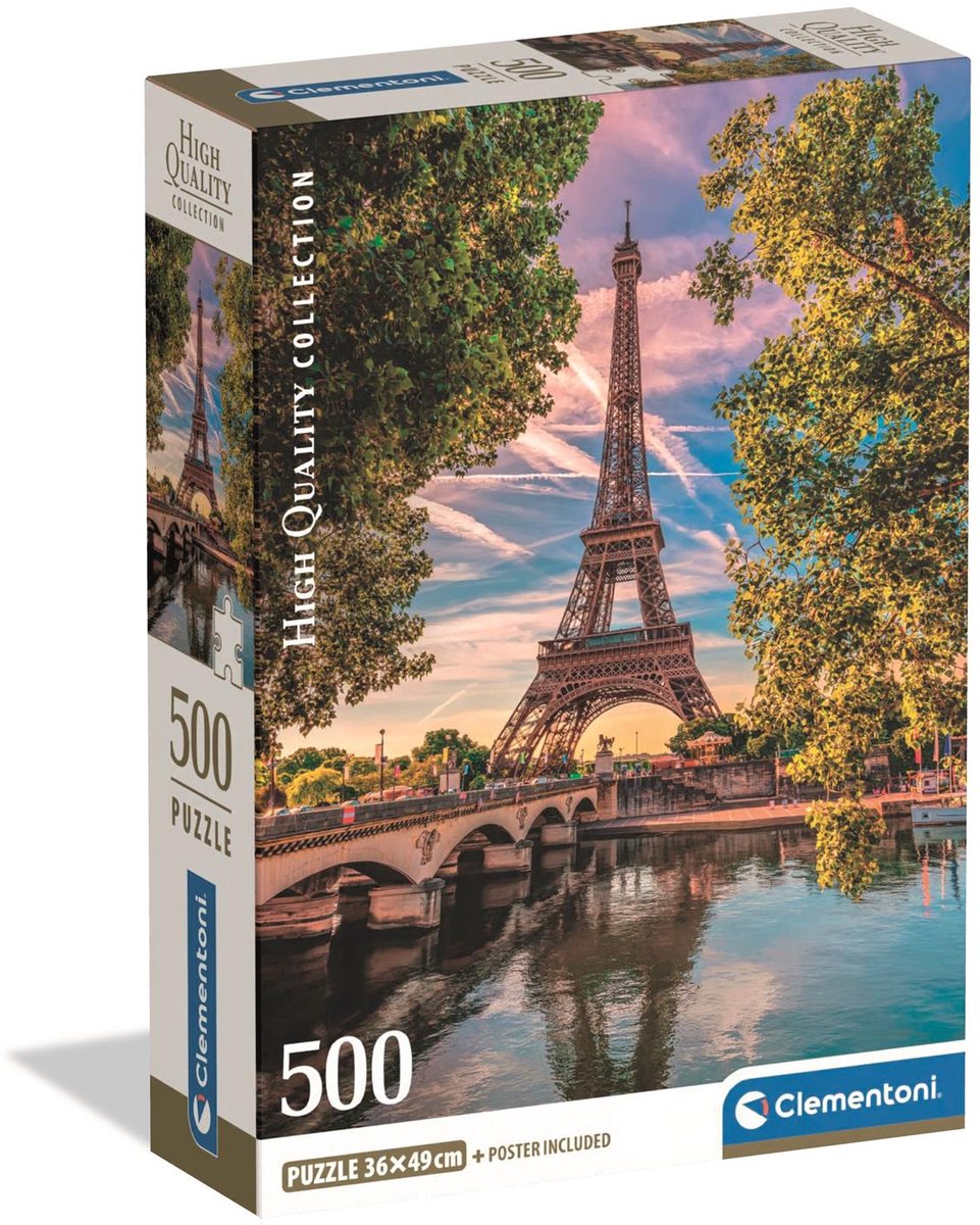Clementoni legpuzzel along the seine, 500st.