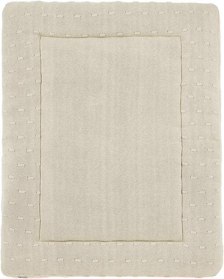 Meyco baby knots boxkleed - 77 x 97 cm - soft sand