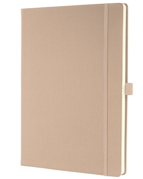 Sigel notitieboek - conceptum pure - a4 - beige - hardcover - 194 pagina's - 80 grams - lijn - si-co641