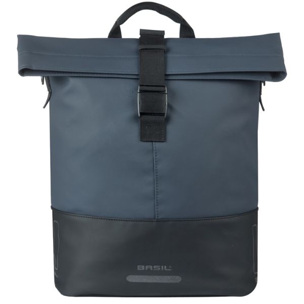 Basil b.v. tas basil cove shopper blauw zwart | mik hooks | 16l