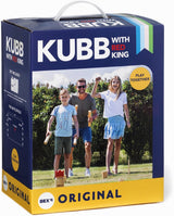 Bex kubb original rubberhout met rode koning
