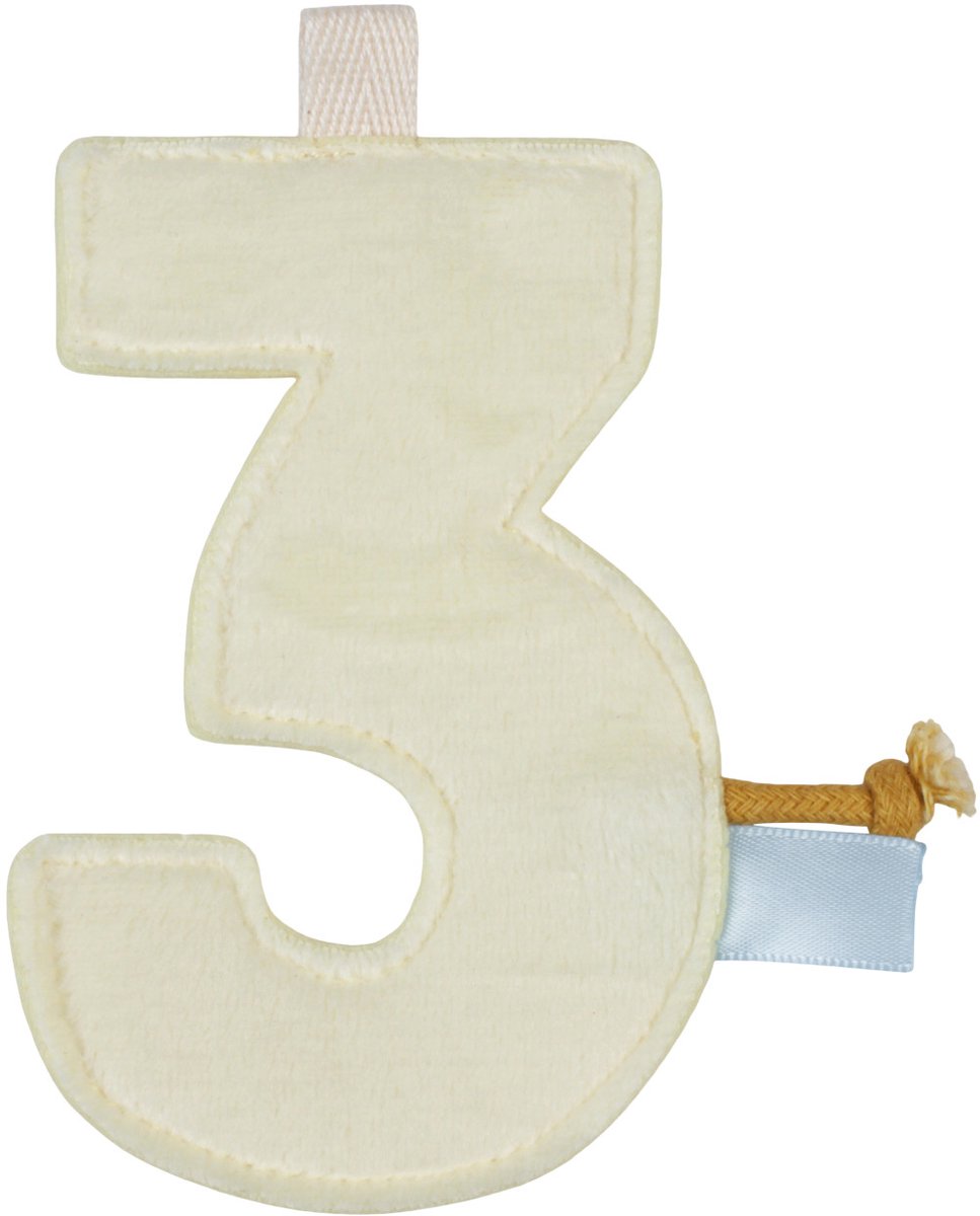 Little dutch slinger element - cijfer 3 - ecru