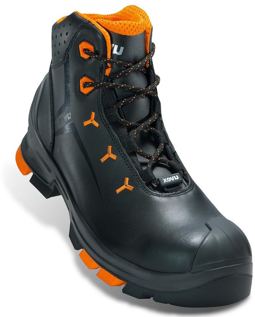 Uvex 2 hoog 6503.2 s3 - zwart oranje - 52