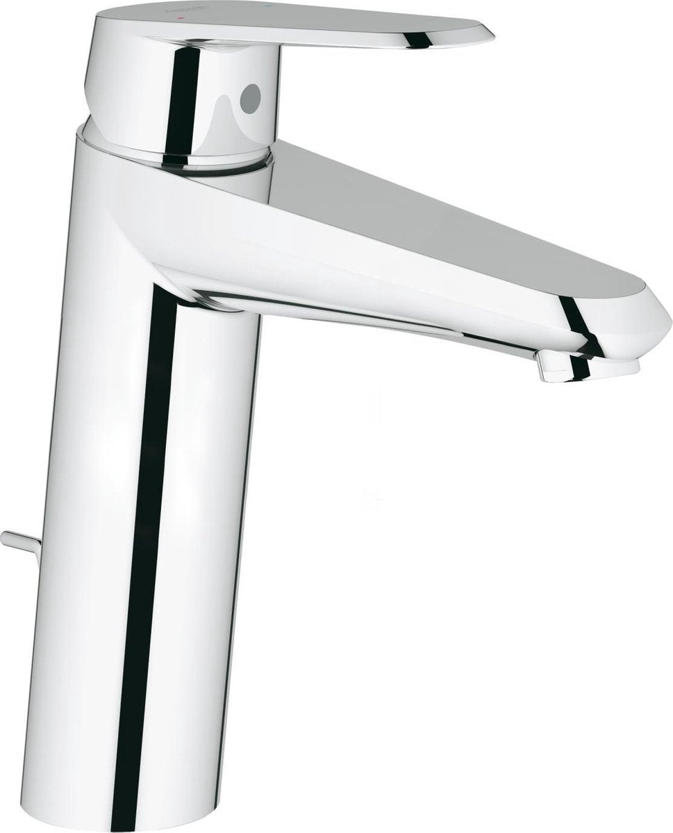 Grohe eurodisc cosmopolitan wastafelkraan - medium uitloop - met trek-waste - chroom