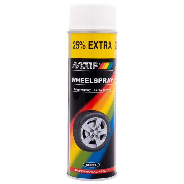 Wit (wiel), bus 500 ml. motip