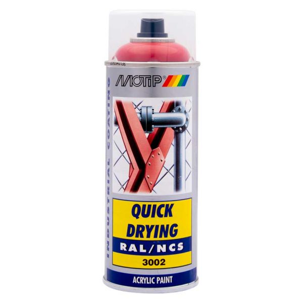 Industrial ral3002 400 ml. motip